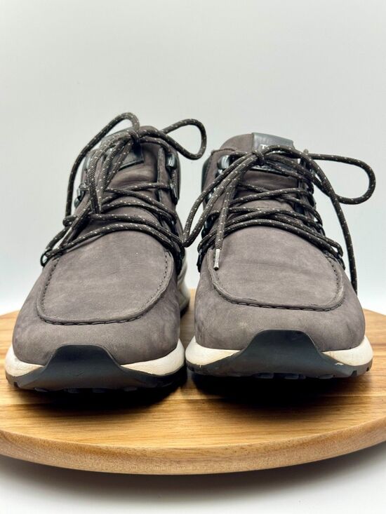 TOD\'S Clogger Style Men\'s Grey Suede Lace Up Ankle Boots Size 8.5/US Size 9.5 main image 8